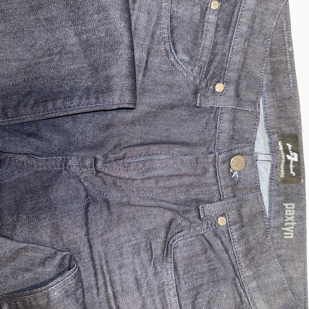 7 For All Mankind Men 28x32 LUXE PERFORMANCE PAXTYN Jeans - slim fit/stretch - Picture 4 of 12